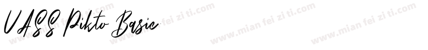 VASS Pikto Basic字体转换